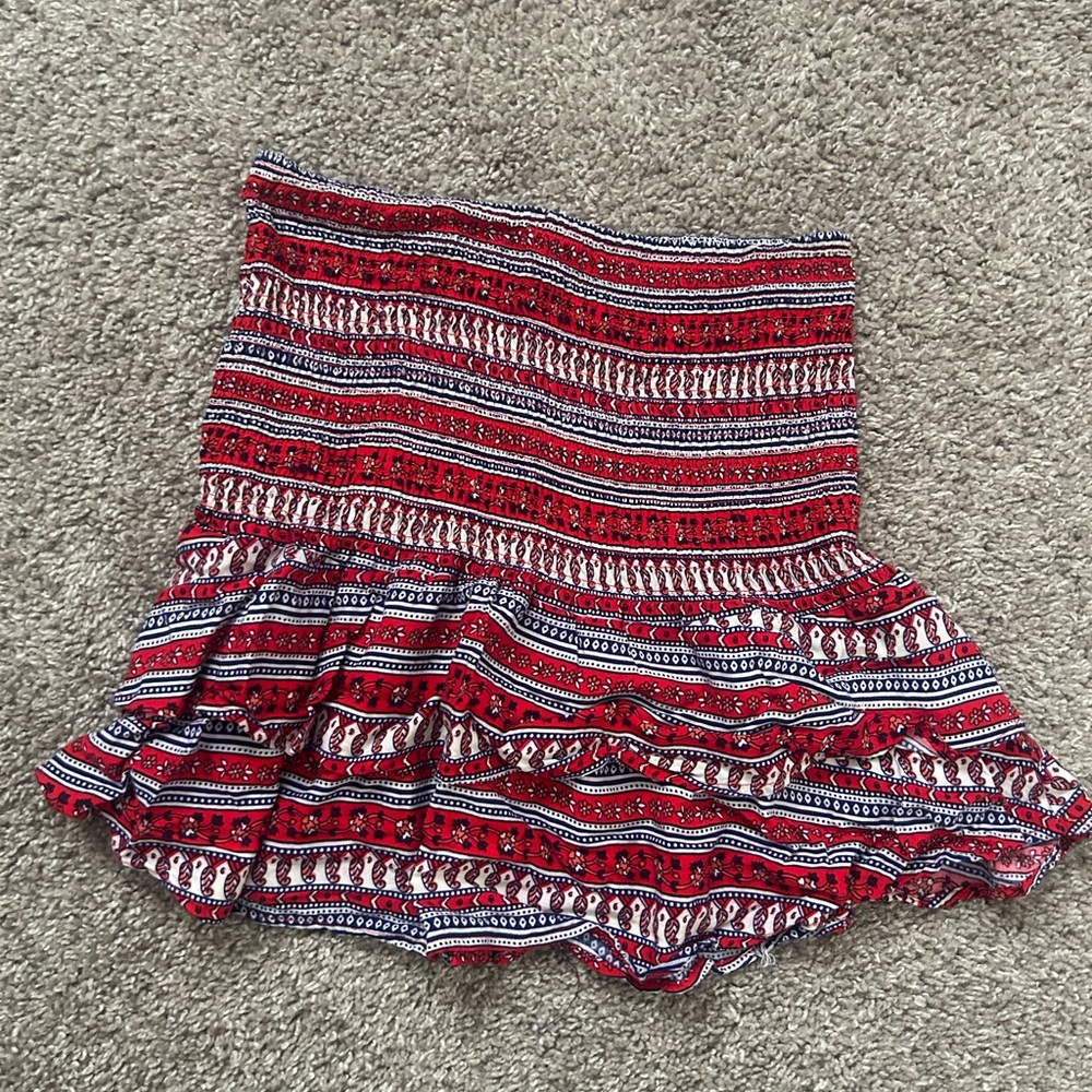 Perfect for the 4th 🇺🇸 Forever 21 Red Gray tube top